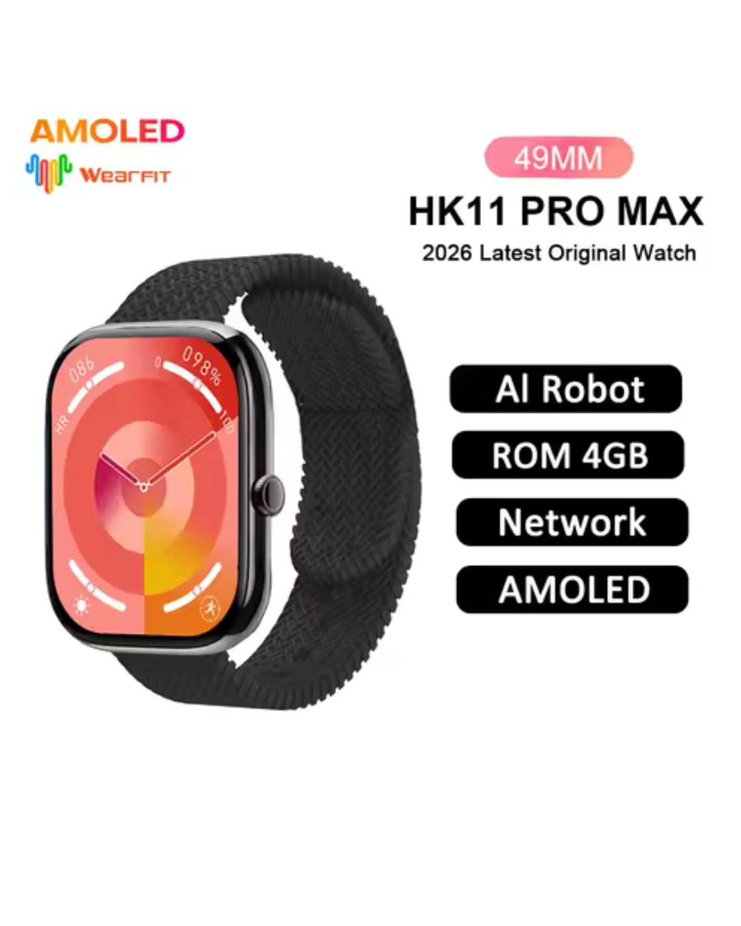 SMARTWATCH HK11 PRO MAX - ALTA GAMA