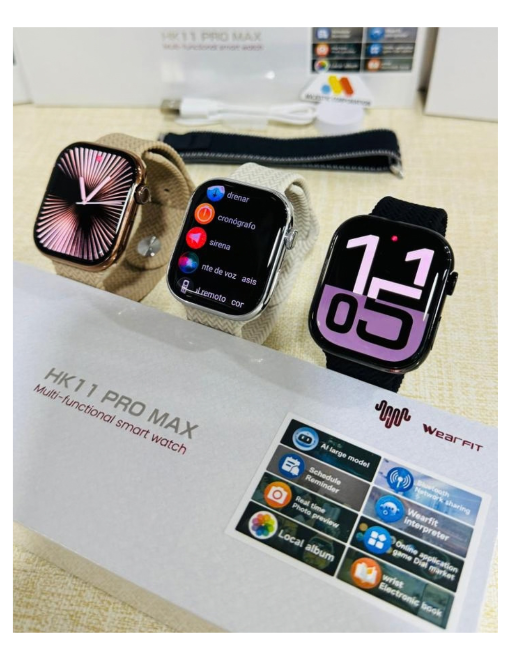 SMARTWATCH HK11 PRO MAX - ALTA GAMA