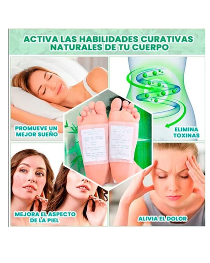 Parches  desintoxicantes naturales