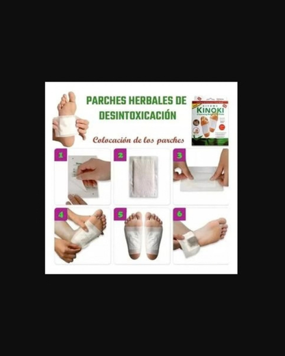 Parches  desintoxicantes naturales